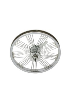 16 Fan Steel Coaster Wheel 72 Spoke 14g UCP 3/8 Axle...